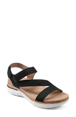 アース レディース シューズ ヒール サンダル アンクル Earth Roni Ankle Strap Sandal Women BLACK ブラックのサムネイル