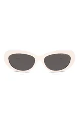 ヴォーグ レディース アクセサリー サングラス・アイウェア VOGUE 55mm Polarized Oval Sunglasses IVORY アイボリーのサムネイル