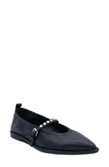 アッシュ レディース シューズ パンプス Ash Bella Studded Mary Jane Flat Women BLACK ブラックのサムネイル