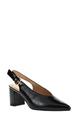 チャイニーズランドリー レディース シューズ ヒール Chinese Laundry Menny Pointed Toe Slingback Pump BLACK ブラックのサムネイル