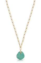 エティカ レディース アクセサリー ネックレス・チョーカー レース Ettika Long Stone Pendant Necklace TURQUOISE ターコイズのサムネイル