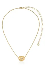 エティカ レディース アクセサリー ネックレス・チョーカー レース Ettika Crystal Dot Pebble Pendant Necklace GOLD ゴールドのサムネイル