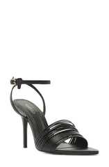 アレッツォ レディース シューズ サンダル アンクル Arezzo Elani Ankle Strap Sandal Women BLACK ブラックのサムネイル
