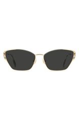 スチュアート ワイツマン レディース アクセサリー サングラス・アイウェア Stuart Weitzman 59mm Cat Eye Sunglasses GOLD GREY グレー