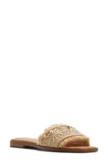 アルド レディース シューズ サンダル ALDO Aurana Embellished Slide Sandal Women NATURALのサムネイル