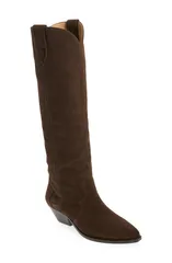 イザベル マラン レディース シューズ スニーカー トール ブーツ Isabel Marant Denvee Tall Western Boot Women 50CL CHOCOLATE チョコレートのサムネイル