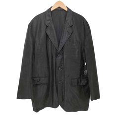 Yohji Yamamoto POUR HOMME ムラ染めシワギャバジャケット - メルカリ