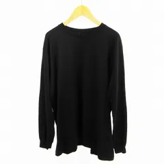 オーラリー AURALEE 25SS 3 LUSTER PLAITING L/S TEE 長袖 ロン Tシャツ A00P01GT ブラック 黒 コットン トップスのサムネイル