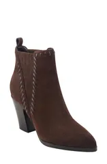 マーク・フィッシャー レディース シューズ ブーツ・レインブーツ Marc Fisher LTD Alvira Bootie Women DARK BROWN ブラウンのサムネイル