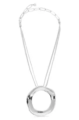 エティカ レディース アクセサリー ネックレス・チョーカー レース Ettika Open Circle Statement Necklace SILVER シルバーのサムネイル