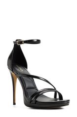 アルド レディース シューズ サンダル プラットフォーム アンクル ALDOdellankle Straplatform Sandal Women BLACK ブラック