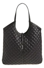 エムジーウォレス レディース バッグ キルティング ナイロン MZ Wallace Large Astor Quilted Nylon Tote BLACK ブラックのサムネイル