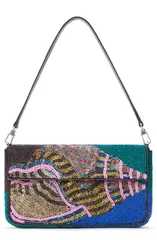 スタウド レディース バッグ STAUD Timmy Beaded Shoulder Bag CONCH SHELLのサムネイル