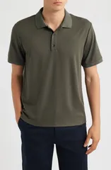ラグアンドボーン メンズ トップス シャツ スリムフィット rag bone Slim Fitech Piqu Polo DARK SHADOWのサムネイル