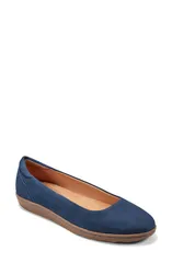 アース レディース シューズ パンプス Earth Landen Flat Women DARK BLUE ブルーのサムネイル