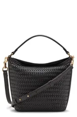 マンゴ レディース バッグ MANGO Small Braided Bucket Bag CHOCOLATE チョコレートのサムネイル