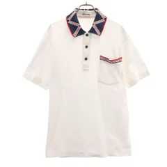 Pierre Cardin ピエールカルダン 半袖 ポロシャツ L ホワイト メンズ 古着のサムネイル