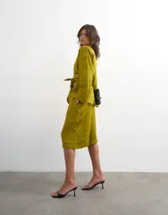 トップショップ レディース アウター ジャケット・ブルゾン ショートパンツ Topshop jacquard bermuda shorts GREEN グリーンのサムネイル