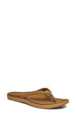 サヌーク レディース シューズ サンダル Sanuk Wave Whisper Flip Flop Women TAN タンのサムネイル