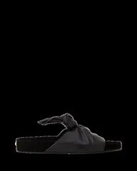 ランバン レディース シューズ スニーカー レザー Lanvin Cocoon Flat Leather Mule Women Black ブラックのサムネイル