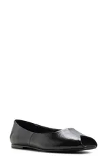 アルド レディース シューズ パンプス ALDO Alieiki Peep Toe Flat Women BLACK ブラックのサムネイル
