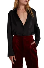 フェイバリット ドーター レディース トップス シャツ ボディースーツ Favorite Daughter The Take Me Seriously Bodysuit BLACK ブラックのサムネイル