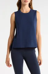 スパンク レディース トップス タンクトップ SPANX Lightweightank TIMELESS NAVY ネイビーのサムネイル