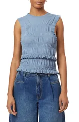 スコッチアンドソーダ レディース トップス シャツ シャーリング Scotch Soda Smocked Tank Top INFINITYのサムネイル