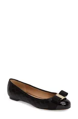 フェラガモ レディース シューズ スニーカー キルティング Salvatore Ferragamo Varina Quilted Flat Women NEROのサムネイル