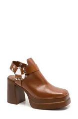 フリーピープル レディース シューズ ブーツ・レインブーツ プラットフォーム Free People Hybrid Harness Platform Bootie Women CHESTNUT LEAのサムネイル