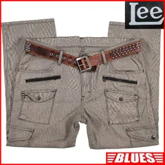 Lee リー ブッシュパンツ カーゴパンツ W34 チェック 古着 メンズ リー_ウエスト88cmから92cm一覧←SEULB屋着古← HS768のサムネイル