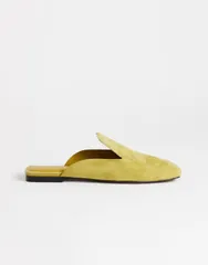 トップショップ レディース シューズ サンダル スエード Topshop Della real suede mules in olive GREEN グリーンのサムネイル