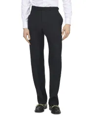 マックイーン メンズ ボトムス カジュアルパンツ ウール McQueen Wool Mohair Tailo red Trousers Black ブラックのサムネイル