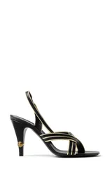 ヴェルサーチ レディース シューズ スニーカー サンダル Versace Gianappa Sandal Women BLACK LIGHT GOLD ブラックのサムネイル