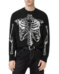 オールセインツ メンズ アウター ニット・セーター ALLSAINTSkelli Crew Sweater Black ブラックのサムネイル