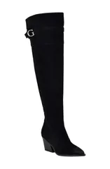 ゲス レディース シューズ ブーツ・レインブーツ GUESS Wilton Over the Knee Boot Women BLACK ブラックのサムネイル