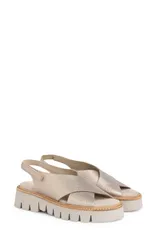 ペドロガルシア レディース シューズ サンダル Pedro Garcia Reme Slingback Sandal Women WHITE GOLD ホワイトのサムネイル