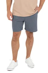 ハーレー メンズ ボトムス ハーフパンツ・ショーツ ショートパンツ コットン リネン Hurley Raleigh Volley Stripe Cotton Linen Drawstring Shorのサムネイル