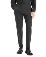 セオリー メンズ ボトムス カジュアルパンツ ウール Theory Curtis Drawstring Pant in Motion Wool Charcoal Melange チャコールのサムネイル