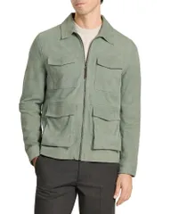 テッドベーカー メンズ アウター ジャケット・ブルゾン レザー Ted Baker Leather Jacket Sea Green グリーンのサムネイル