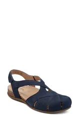 アース レディース シューズ ヒール サンダル Earth Brentia Sandal Women DARK BLUE ブルーのサムネイル