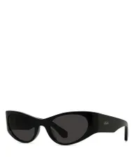 ロエベ レディース アクセサリー サングラス・アイウェア Loewe Signature Cat Eye Sunglasses 53mm BlackGrey ブラックのサムネイル