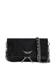 ザディグ エ ヴォルテール レディース バッグ ミニ レザー Zadig Voltaire Rock Mini Grained Leather Crossbody Black ブラックのサムネイル