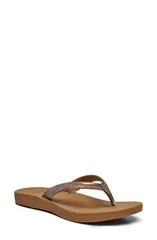 サヌーク レディース シューズ サンダル Sanuk Cosmic Shores Water Friendly Flip Flop Women BRONZEのサムネイル