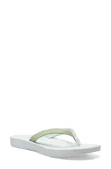 サヌーク レディース シューズ サンダル Sanuk Cosmic Shores Water Friendly Flip Flop Women LAUREL GREEN SPA BLUE ブルーのサムネイル