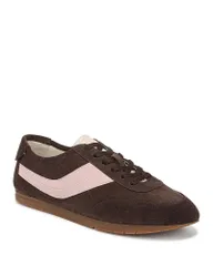 ヴィンス レディース シューズ スニーカー スエード Vince Womens LA Runner Suede Slip On Sneakers Dark Mocha モカのサムネイル