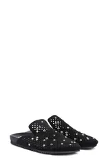 ペドロガルシア レディース シューズ パンプス レザー Pedro Garcia Braidy Leather Flat Mule Women BLACK CASTOROGREIGE ブラックのサムネイル