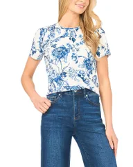 テッドベーカー レディース トップス Tシャツ ニット Ted Baker Willow Fitted Knitee Ultra White ホワイトのサムネイル