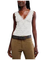 フリーピープル レディース トップス シャツ レース Free People Loved You First Lace Top Teaのサムネイル