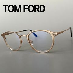 トムフォード メガネ クリア オレンジ ゴールド 透明 アジアンフィット